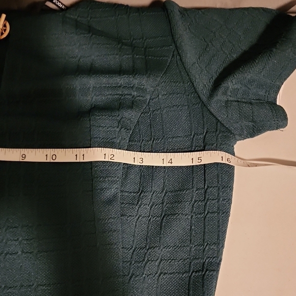 NWT Enfocus Studio Green Ribbed Sheath Midi Dress - Picture 3 of 10